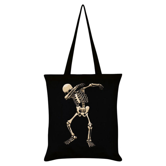 Black - Front - Grindstore Skeleton Dab Tote Bag