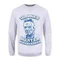 Grey - Front - Grindstore Mens Grey Walken In A Winter Wonderland Jumper