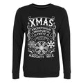Black - Front - Grindstore Womens-Ladies Xmas Ouija Christmas Jumper