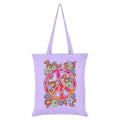 Lilac - Front - Grindstore Psychedelic Peace Tote Bag