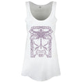 White - Front - Grindstore Womens-Ladies Cryptic Dragonfly Floaty Vest