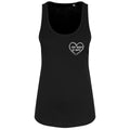 Black - Front - Grindstore Don´t Worry Be Happy Ladies Floaty Tank