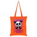Orange - Front - Handa Panda Believe And You Will Achieve Tote Bag