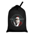 Black-White-Red - Front - Grindstore He Will Find Out Santa Sack