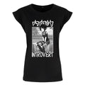 Black - Front - Tokyo Spirit Womens-Ladies Introvert T-Shirt