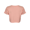 Pink - Side - Hexxie Womens-Ladies Totally Winging It Violet Crop Top
