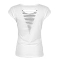 White - Back - Hexxie Womens-Ladies Totally Winging It Violet T-Shirt