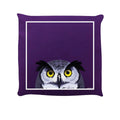 Purple - Front - Inquisitive Creatures Owl Filled Cushion