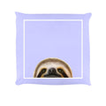 Lilac - Front - Inquisitive Creatures Sloth Filled Cushion