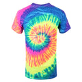 Multicoloured - Side - Unorthodox Collective Mens Lion Tie Dye T-Shirt