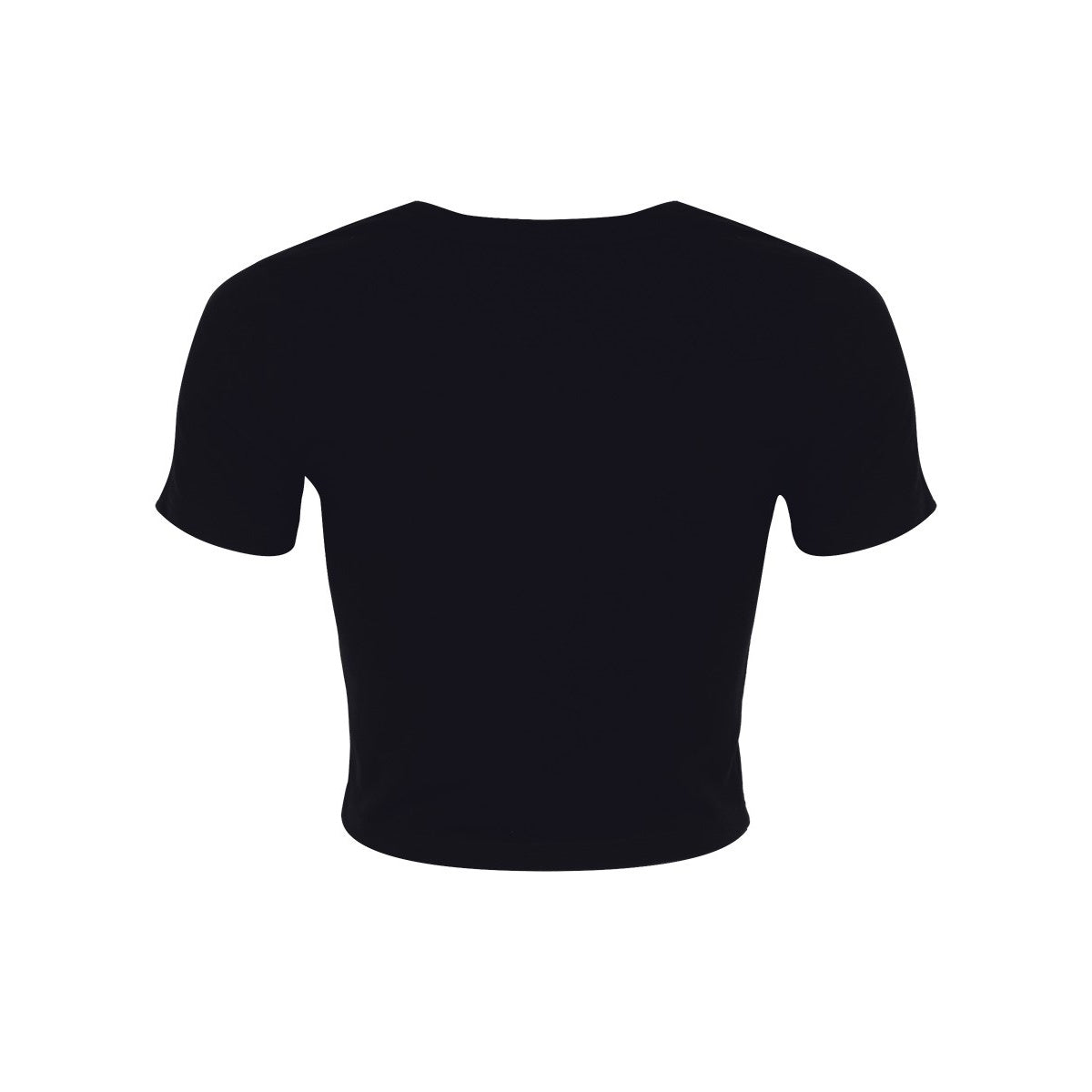 Black - Back - Grindstore Womens-Ladies Social Anxiety Crop Top