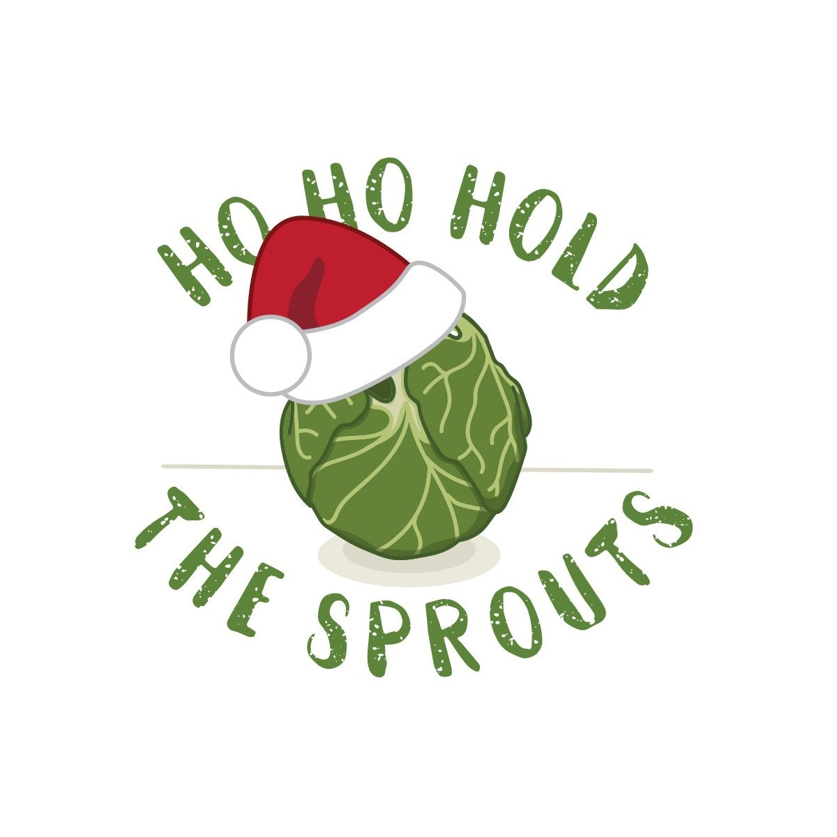 White - Back - Grindstore Unisex Adult Ho Ho Hold The Sprouts Full Apron
