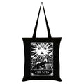 Black-White - Front - Deadly Tarot The Sun Tote Bag