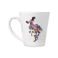 White - Front - Grindstore Festive Flamingo Latte Mug