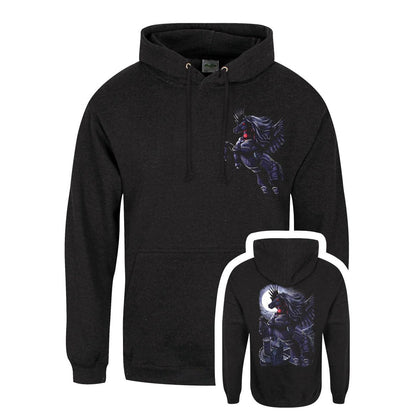 Black - Side - Requiem Collective Mens Prince Of Demons Hoodie