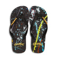 Black - Front - BeachyFeet Mens Xemeneis Flip Flops