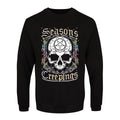 Black-White - Front - Grindstore Mens Seasons Creepings Christmas Jumper