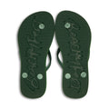 Black-Green-Yellow - Back - BeachyFeet Womens-Ladies Primavera Flip Flops