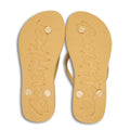 Brown - Back - BeachyFeet Womens-Ladies Leopardo Flip Flops