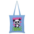 Sky Blue - Front - Handa Panda Today Is A Good Day Tote Bag