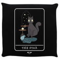 Black-Grey-White - Front - Spooky Cat The Star Tarot Cushion
