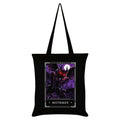 Black-Purple - Front - Deadly Tarot Legends The Mothman Tote Bag