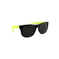 Yellow - Front - Grindstore Matte Black Smoke Lens Sunglasses