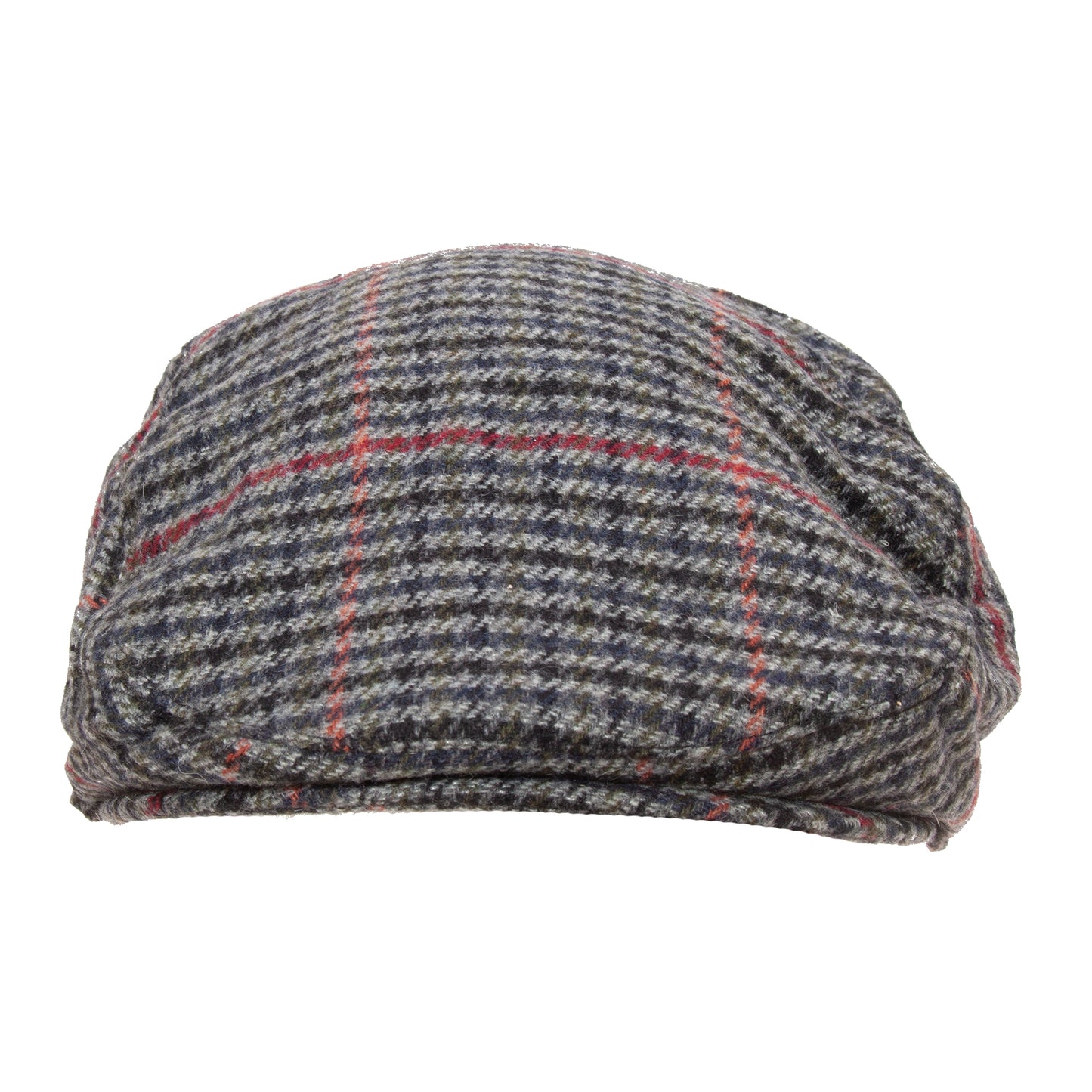Design 6 - Side - Mens Tweed Wool Blend Flat Cap