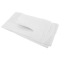 White - Front - Mens Plain Cotton Rich Handkerchiefs (Pack Of 5)