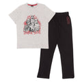 Black-Grey-Red - Front - Star Wars Childrens-Kids Dark Side Darth Vader Pyjama Set