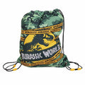Forest Green - Front - Jurassic World Childrens-Kids Park Logo Drawstring Bag