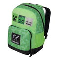 Green-Black - Back - Minecraft Childrens-Kids Three Mobs Backpack