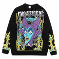 Black-Blue-Yellow - Front - Maleficent Unisex Adult Knitted Jumper