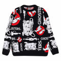 Black-Red-White - Front - Ghostbusters Unisex Adult Proton Pack Knitted Jumper