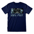 Navy - Front - Avengers Unisex Adult Nick Fury T-Shirt
