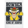 White - Pack Shot - Super Mario Unisex Adult King Of Koopas Bowser T-Shirt