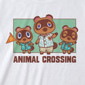 White - Lifestyle - Animal Crossing Womens-Ladies Nook Family Fitted T-Shirt