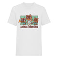 White - Front - Animal Crossing Womens-Ladies Nook Family Fitted T-Shirt