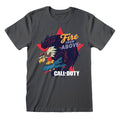 Charcoal - Front - Call Of Duty: Vanguard Unisex Adult Fire From Above T-Shirt