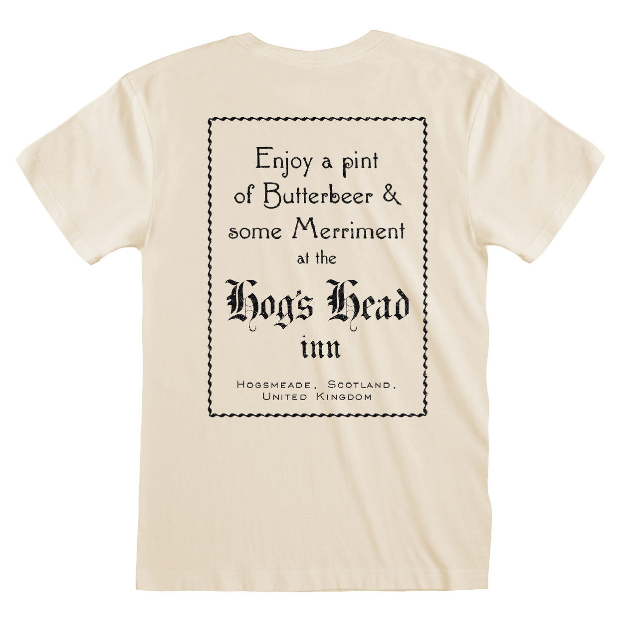 Sand - Back - Fantastic Beasts: The Secrets of Dumbledore Unisex Adult Butter Beer T-Shirt