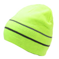 Yellow - Front - Pro Climate Hi Vis Reversible Reflective Hat