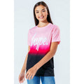 Pink-Black - Lifestyle - Hype Girls Fade T-Shirt