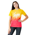 Yellow-Orange-Coral - Front - Hype Girls Fade T-Shirt