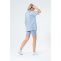Grey - Lifestyle - Hype Womens-Ladies Oversized T-Shirt & Shorts Set