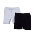 Black-Grey - Front - Hype Boys Shorts (Pack of 2)
