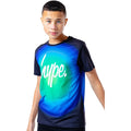 Blue-Green-Black - Front - Hype Childrens-Kids Fade T-Shirt