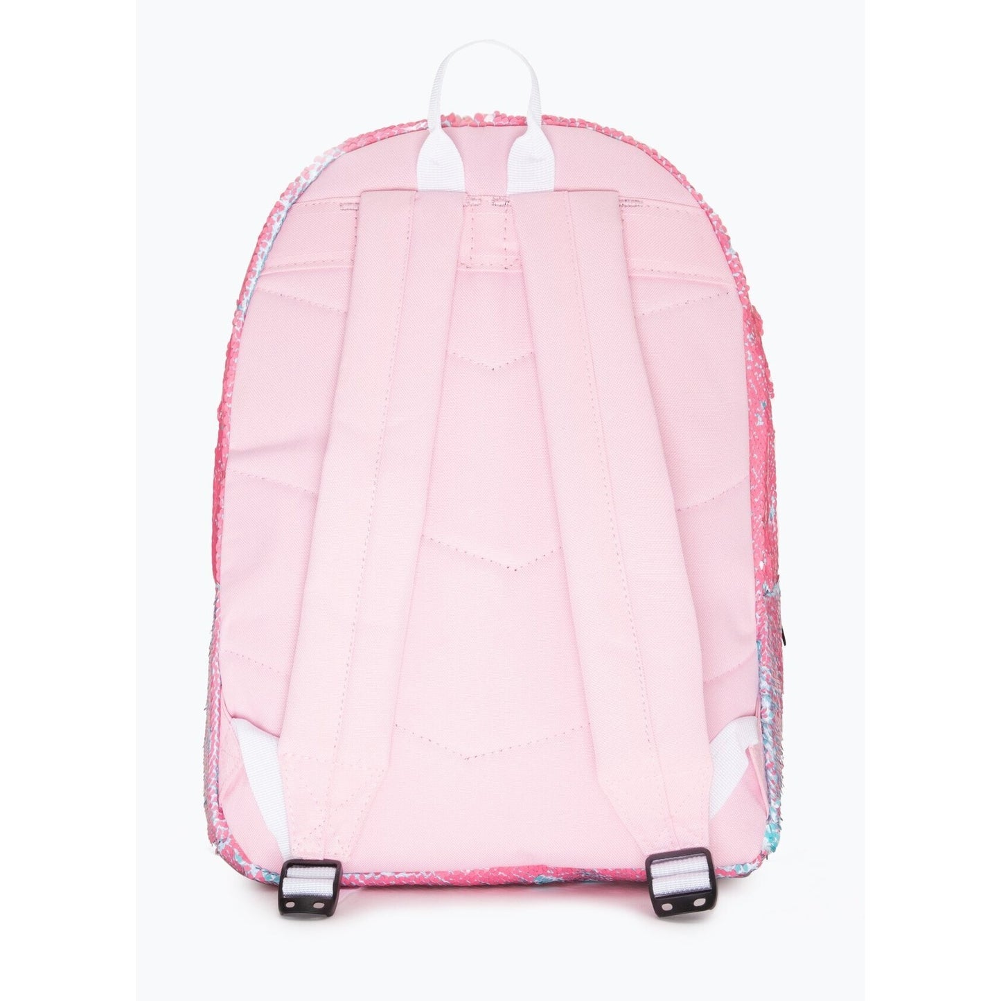 Pink-Turquoise - Back - Hype Drumstick Sequin Backpack