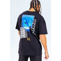 Black - Pack Shot - Hype Unisex Adult Back Print E.T T-Shirt