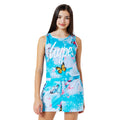 Blue-White - Front - Hype Girls Butterfly Sky Playsuit