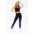 Black - Back - Hype Womens-Ladies Vintage Leggings